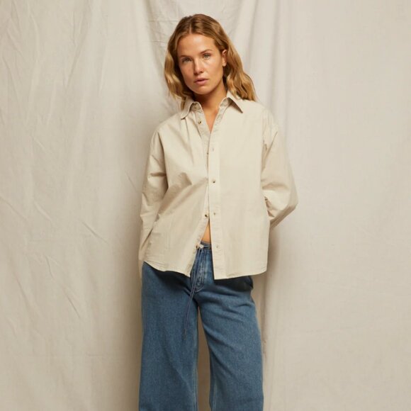 Perfect White Tee james chutte cotton poplin button down NWT, S - Picture 2 of 10